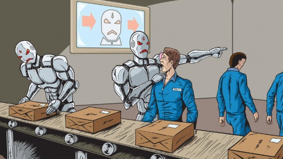 機器人常被當作人類的失業元凶。